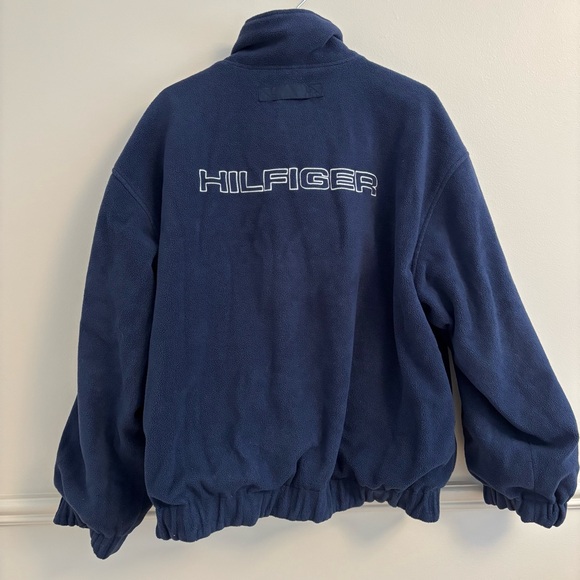 Vintage Tommy Hilfiger Red and Blue Bomber Jacket - Picture 7 of 8